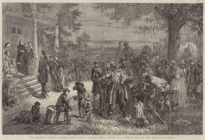 Un incidente de la marcha del General Sherman a través de Georgia de Thomas Nast